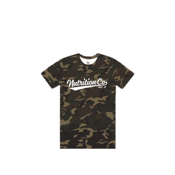 Nutrition Co White Baller Camo Tee - Nutrition Co Australia