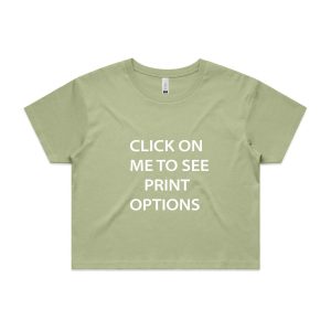 Crop Tee Pistachio - Nutrition Co Australia