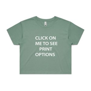 Crop Tee Sage - Nutrition Co Australia