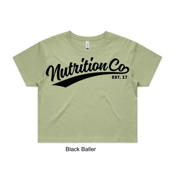 Crop Tee Pistachio - Nutrition Co Australia