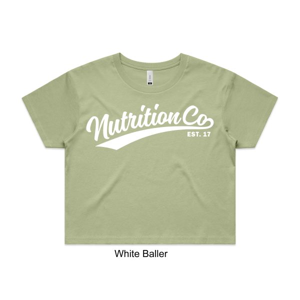 Crop Tee Pistachio - Nutrition Co Australia